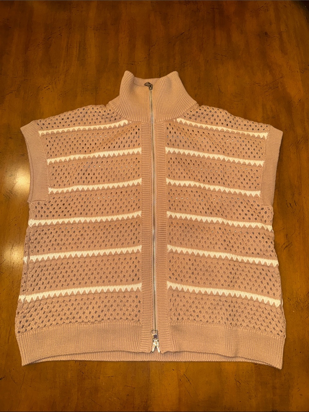Varley Haney Short-sleeve Zip-front Cardigan Medium - Picture 2 of 7